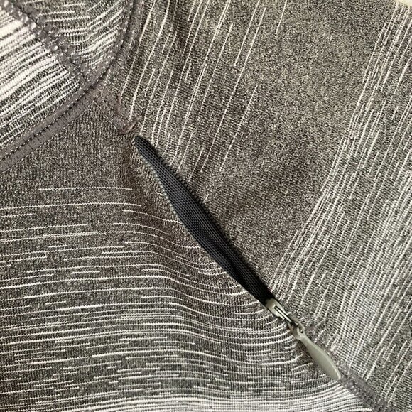 Marmot Hooded Running Pullover Gray Stripe XS - Picture 5 of 11
